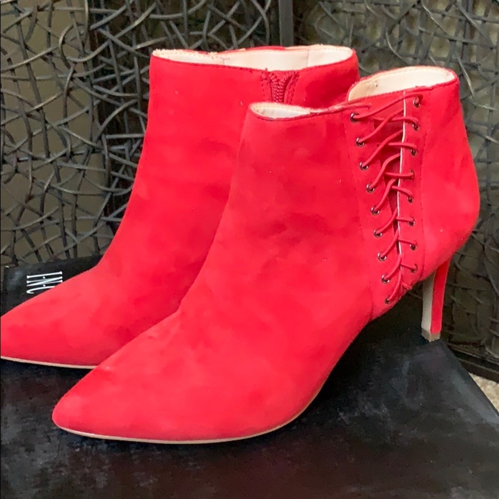 INC heeled bootie